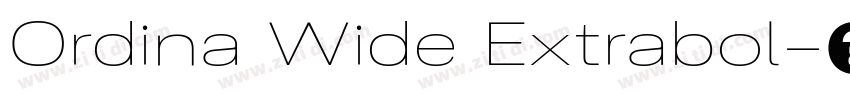 Ordina Wide Extrabol字体转换 Ordina Wide Extrabol字体转换